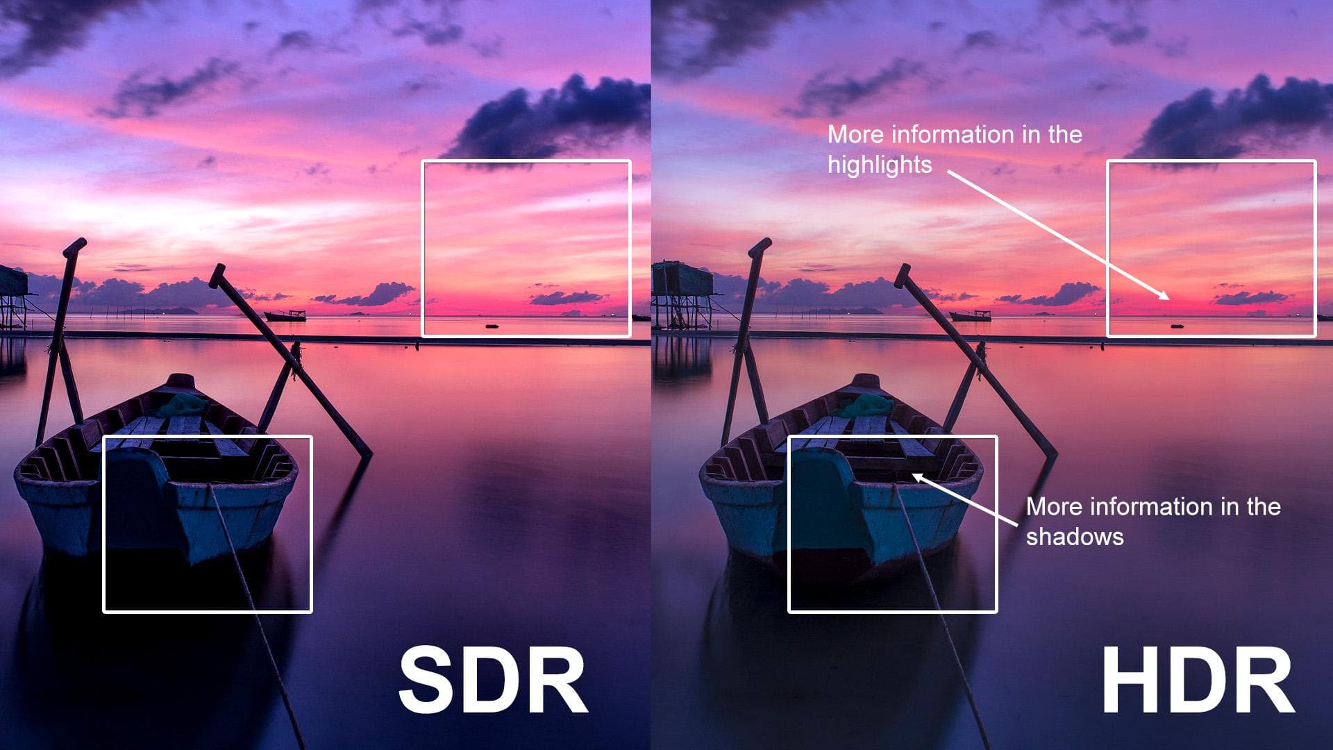 HDR-SDR comparison